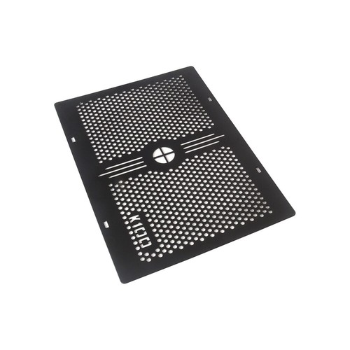 For BMW K100 Radiator Guard Motorcycle TypeC With Nylon Cable Tie Aluminum Black - Picture 7 of 16