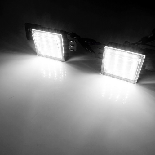2x White 18 SMD LED License Plate Lights For 2015-2021 Chevy Colorado Silverado - Picture 6 of 18