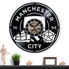 Manchester City Vinyl Wall Clock - Decor - Unique Home Accent - Perfect Gift