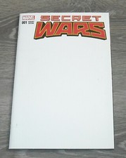 SECRET WARS # 1 MARVEL COMICS July 2015 WHITE CARDSTOCK VARIANT COVER