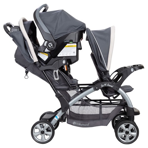 Baby Trend Sit N' Stand Easy Fold Twin Double Infant Toddler Stroller (Open Box) - Bild 5 von 11