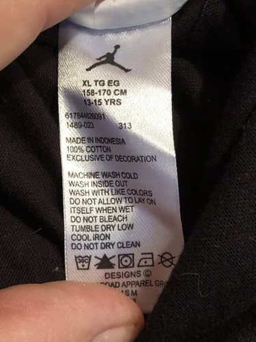 NIKE AIR JORDAN JUMPMAN T-SHIRT~GIRLS YOUTH XL - Picture 5 of 6