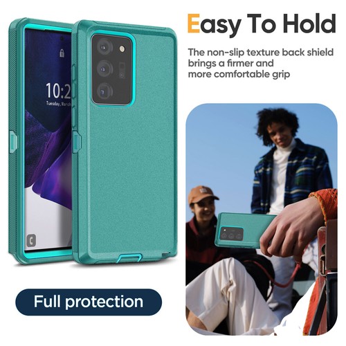 For Samsung Galaxy Note20 Ultra Note20 5G Shockproof Phone Case Cover +Belt Clip - Picture 89 of 97