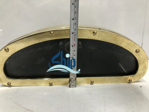 Maritime Theme Solid Brass Wall Mounted Classic Ship Triangle Light Set Of 2 - Picture 14 of 14
