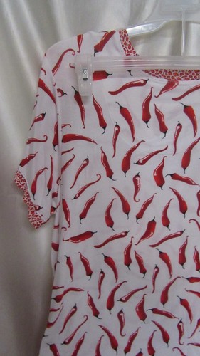 WOMEN`S SECRET TREASURES SHORTIE PAJAMA SET SIZE XL (16/18)NEW W/T HOT PEPPERS - Picture 10 of 10