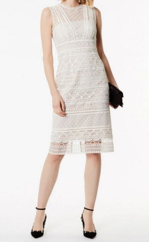 U Panelled Tags With Karen Millen 12 Dress Brand New k Lace Ivory nqSCCwI