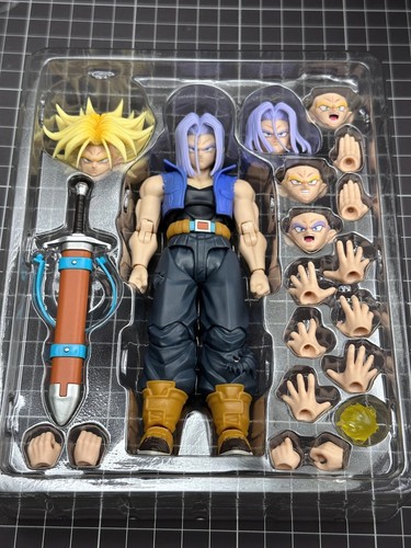 In Stock Demoniacal Fit Dragon Ball The Coming One Top Gun Trunks Action Figure - Picture 3 of 18