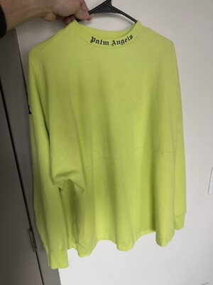 関税込★VIP価格【Palm Angels】ネオン コットンTシャツ Palm Angels LOGO-PRINT COTTON T-SHIRT NEON | eBay
