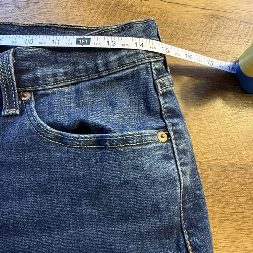 Vintage 511 Levis Jeans Tag 31x30 Straight Leg Lt Wash - Picture 4 of 9