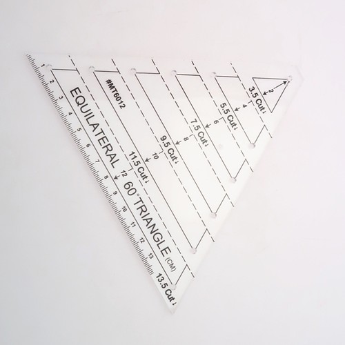 Patchwork Ruler 60 Degree Triangle Quilting Ruler Patchwork Acrylic Template