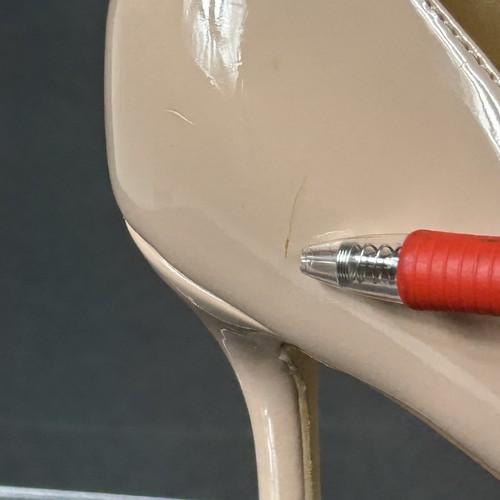 Zapatos de salón Nine West talla 9 M punta redonda tacón de 3,5" sin cordones Danesa3 color tostado para mujer - Imagen 4 de 11