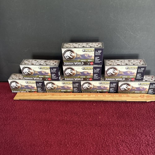 2023 Jurassic World Minis Dinosaur Series 1 - LOT OF 8 Sealed - Picture 2 of 6