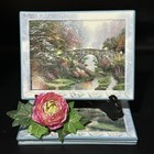 Bradford Exchange Thomas Kinkade’s Bridges Of Life Ceramic Wall Plates #1-4*