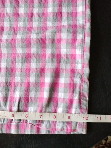 Sz XL Pyscho Bunny Mens Plaid Lounge Pajama Pants Pink Gray - Picture 10 of 15