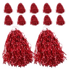 12 Pcs Cheer Leading Pom Cheerleader Pompom Cheering Pompoms Prop