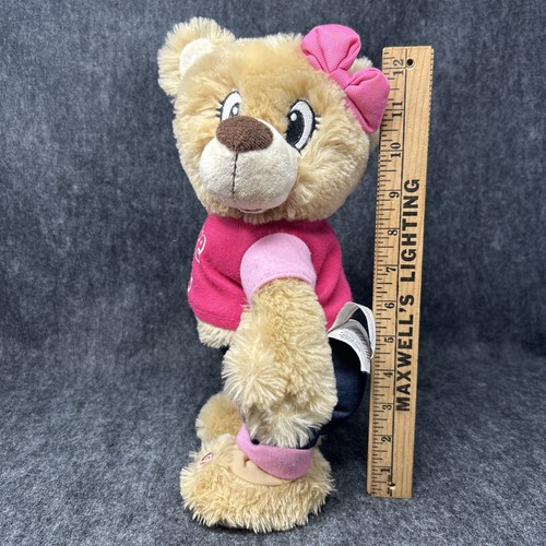 Gemmy Animated Singing Plush Bear Pink Bow Shirt 12โ Twerking Toy Shake It!