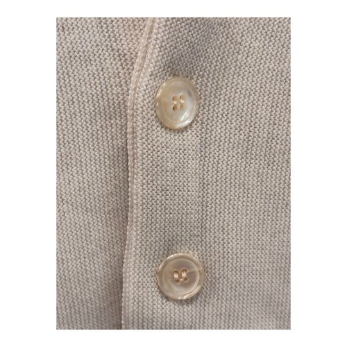 Cardigan vintage Campus Wintuk uomo grande beige bottoni davanti maglione USA nonno - Foto 4 di 8