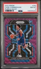 2021 PANINI PRIZM PURPLE WAVE #282 CADE CUNNINGHAM ROOKIE RC PSA 8