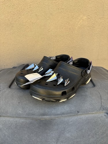 Crocs X Black Panther talla 11 negro para hombre - Imagen 2 de 12