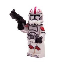 CUSTOM PAD PRINTED Lego Star Wars Clone Trooper Captain Fordo w/ GCC Helmet