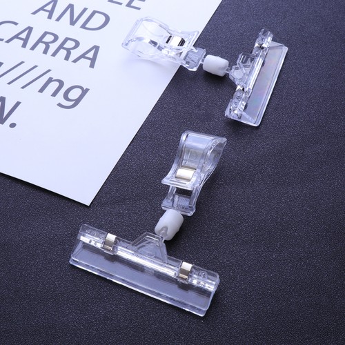 5 Pcs Tag Clip Medicine Bottle Label Clips Merchandise Display Holder Price - Picture 8 of 12