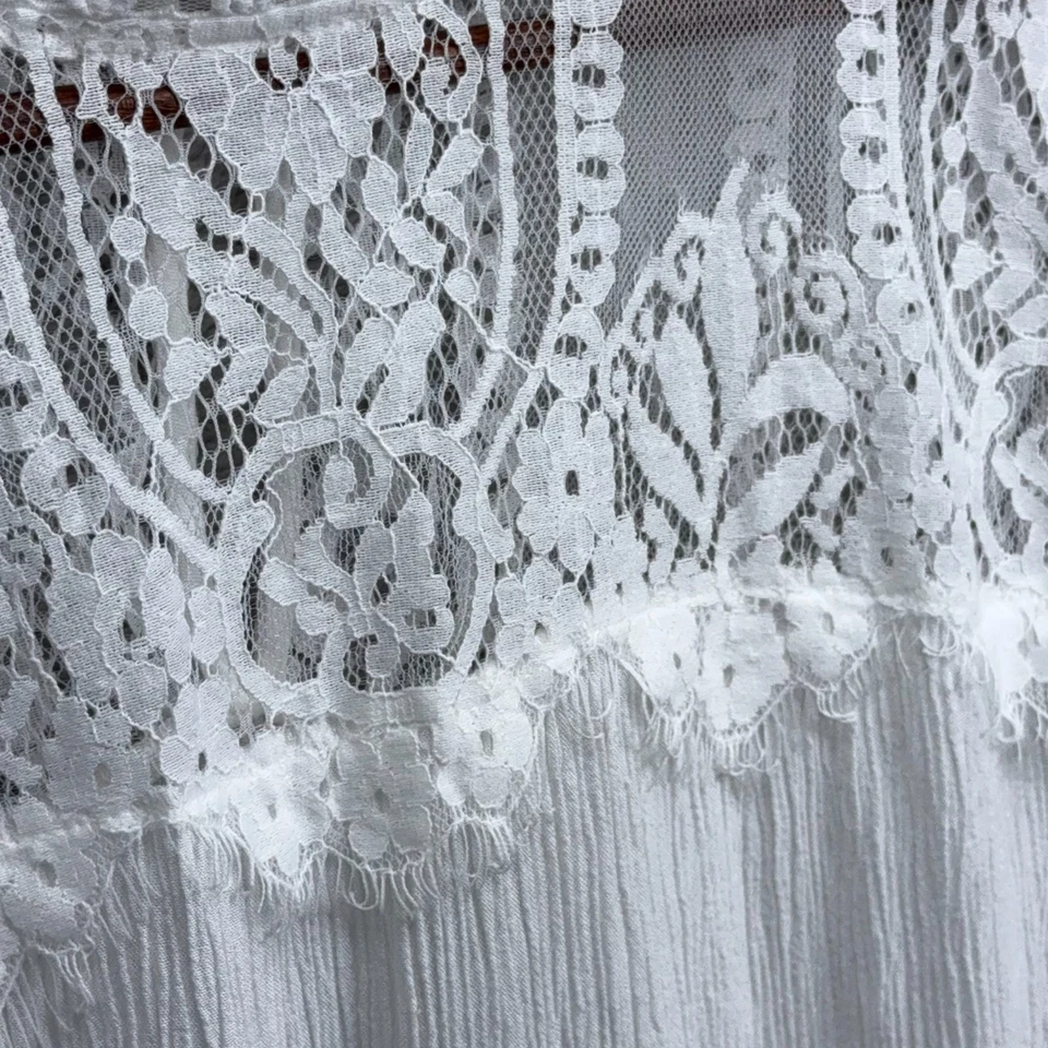 Top American Rag para mujer de encaje Gauzy Fairy talla XXL Angelcore Etheral Cleangirl Foto 2 de 4