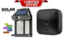 Blink Black Outdoor 1080p Wireless Add-On Security Camera + CCTV Sticker
