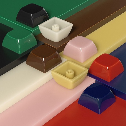 XDA Keycaps For Custom Gaming Mechanical Keyboard Imitation Jade Texture _ou - Photo 6/30