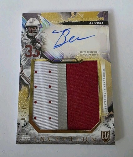 2024 Topps Inception Rookie Auto Patch Trey Benson #/15 - Cardinals RC
