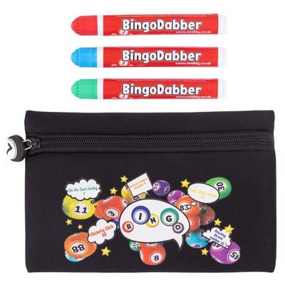 Bingo Dabber Case Holder Geschenkset | Aufbewahrungstasche + 3 Bingo Dabbers ...