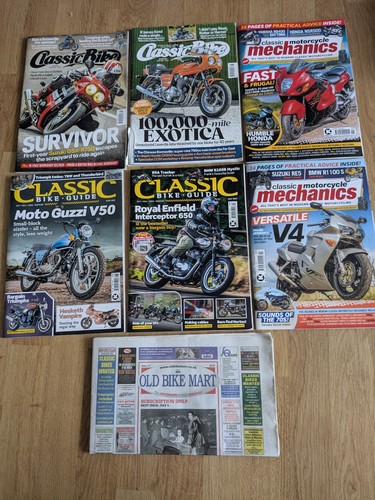 Classic Bike, Classic bike Guide, Classic Mcycle Mechanics Recent 2025 Editions