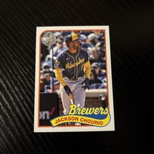 2024 Topps Update Series - 1989 Topps Baseball Jackson Chourio #89US-44 (RC)