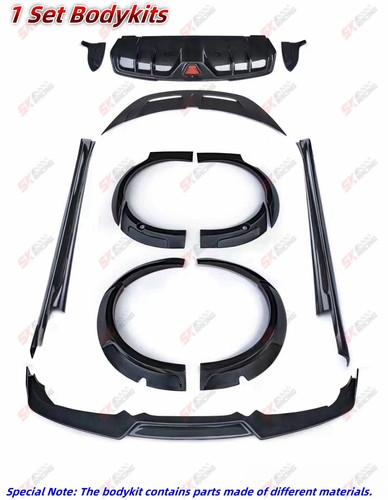 Kits de carrocería de alerón labial delantero trasero de fibra de carbono/FRP para Porsche Taycan Turbo - Imagen 35 de 35