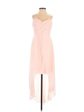 David's Bridal Women Pink Cocktail Dress 2