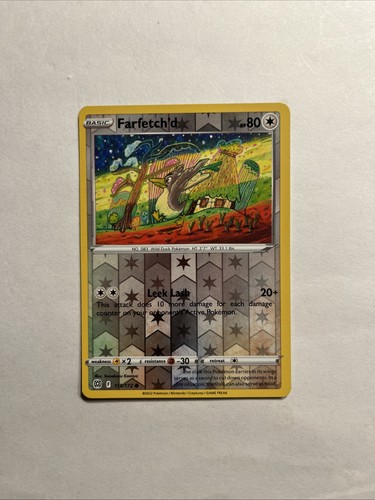 Pokemon - Farfetch'd 115/172 - Reverse Holo - Brilliant Stars - Foto 1 di 2
