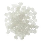 100 Pcs Glow In The Luminous Pebbles Stones Rocks For Fish Tank Decor