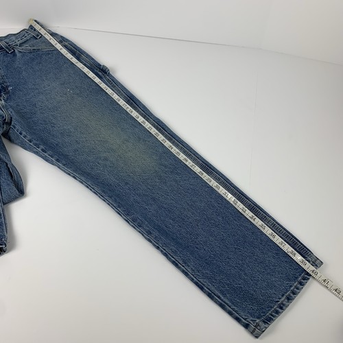 Dickies Carpenter Jeans Relaxed Fit Tapered Blau Denim Hose Gebeizt Größe 30 - Bild 7 von 15