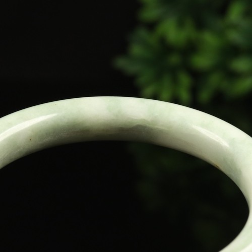 58mm Grade A 100% Natural Green Jade Bangle Bracelet Chinese Guizhou Jade RO7699 - 第 10/11 張圖片