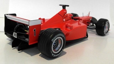 Hot Wheels 1/18 Scale 50202BN Schumacher Ferrari F2001 Black Nose