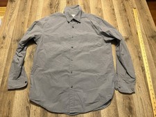 Old Navy Shirt, Men's Size Medium, Gray, Long Sleeve, Button Up
