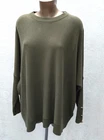 Barbour International Rouse Jumper Size 14 Sweater Pullover Green Batwing Loose