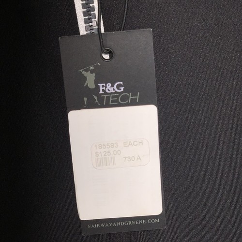 Nuevo con etiquetas Jersey Fairway & Greene Biltmore Cuarto Cremallera Talla S - Negro - Imagen 6 de 13