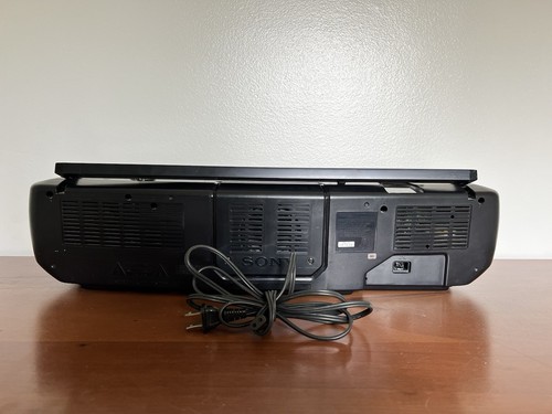 Vintage 1980s Sony MEGA BASS CFS-DW50 Cassette Dual Deck Player w/Cord - Tested - Picture 6 of 13