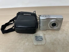 Olympus FE-170 Digital Camera 6.0MP Silver w/ 2GB Card & Case - Tested & Works