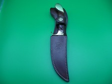 Vintage Olsen OK Fixed Blade Knife Model 504, Original Leather Sheath
