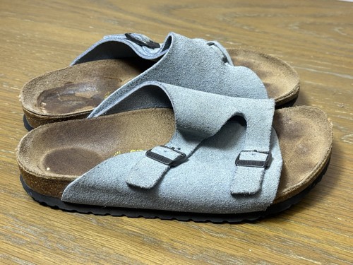Birkenstock Zurich Light Blue Suede Women's EU 37 L6 M4
