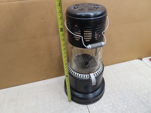 VTG PERFECTION 1710 GLASS GLOBE OIL KEROSENE PARLOR CABIN HEATER STOVE NO BURNER - Picture 2 of 19