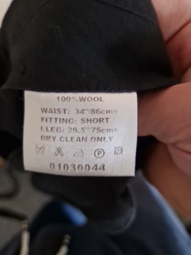 Ben Sherman Mens Black Suit Size 40 - Picture 5 of 5