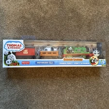 NEW! Thomas & Friends Sodor Safari Panda Percy TrackMaster Motorized Train Cars