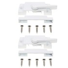 2 Sets Sliding Window Sash Locks Zinc Alloy Cam Sash Locks Hung Window Latch